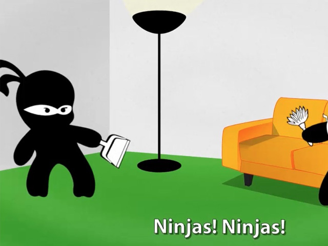 Cleaning Ninjas “Ninjas Salute Narwhals” video